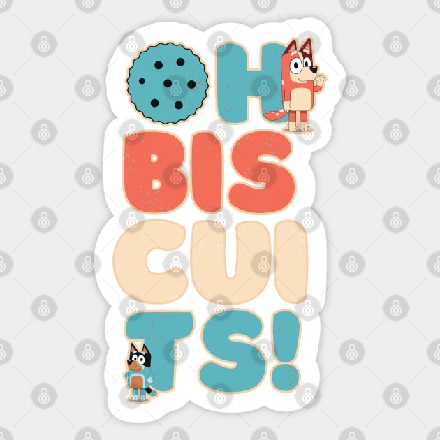 biscuits vintage Sticker by Rondeboy